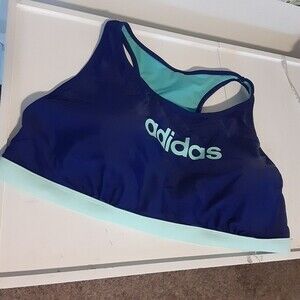 Adidas Sports Bra 2X NWT Blue Women's Active